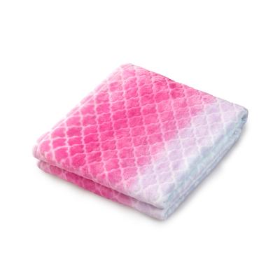 China Anti-pilling Super Soft Pocket Mermaid Baby Blankets For Winter Flannel for sale