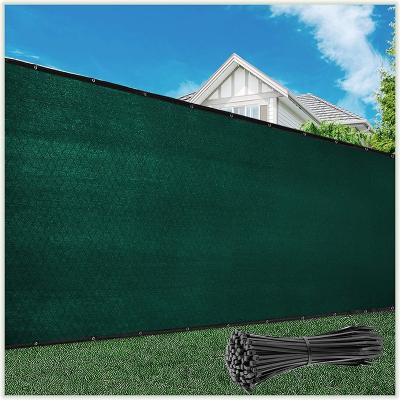 China HDPE 6ftx50ft 160GSM Privacy Barrier Screen For Chain Link Fence With Grommets Privacy Fencing Net for sale