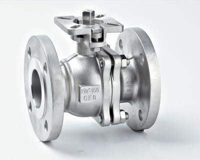 China High Mounting Pad ISO 5211 Flanged  BALL VALVE CF8 Class Manual or Actuator Control for sale