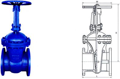 China DIN F5 RISING STEM Cast Steel Gate Valve Electric - Actuated 1/2