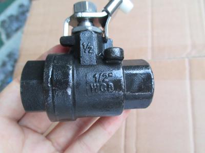 China High Pressure Carbon Steel Ball Valve 2 PC WCB Ball Valve Socket weld for sale