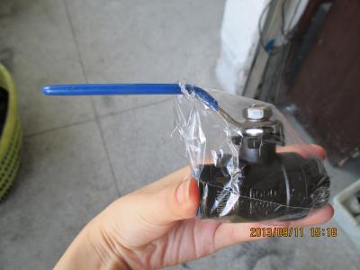 China Full Port Carbon Steel 2 PC Ball Valve female thread NPT / BSPT / BSPP for sale