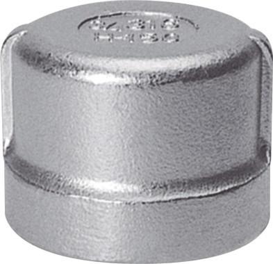 China Industrial Stainless Steel Thread Round Cap Fittings and Couplings 150lb for sale