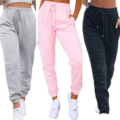 China 2020 Autumn Sweatpants Women Anti-pilling Workout Cargo Pants Lady Basic Streetwear Trousers Casual Gaiters Track Pants Drawstring Pants RS00469 for sale