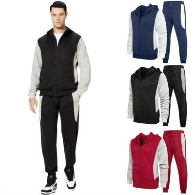 China Thermal Clothing For Men's New Autumn Men's Sets Hoodies Pants Color Splice Casual Sportswear Sports Suits Sweatshirts Tracksuit RS00917 for sale