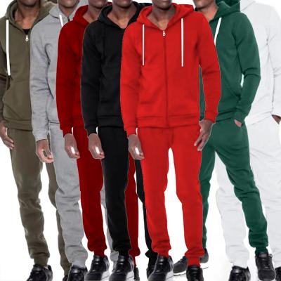 China Men's Sweatpants Hoodie Casual Hooded Coat Zipper Sets Viable Mens Tracksuit 3XL 4XL Jogging Sweatshirts Men Set Jogger Suits RS00949 for sale