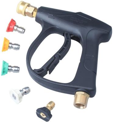 China DUSICHIN M22 High Water Pressure Power Seal Spray Gun Car Washer Plastic Garden Spray Pistola De Arandela for sale