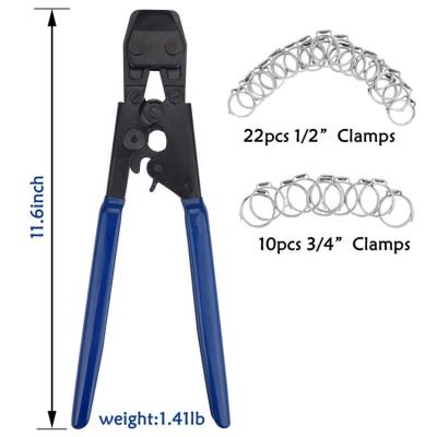 China DUSICHIN DUS-501 PEX Carbon Steel Crimping Tools Strap Flange Tools For Fastening SS PEX Flanges Stainless Flanges for sale