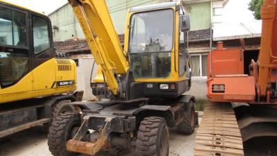 China Mini excavador usado Hyundai R60W-7 de la rueda en venta en venta