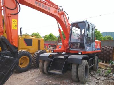 Chine Excavatrice utilisée de roue de Hitachi Hitachi EX100WD à vendre à vendre