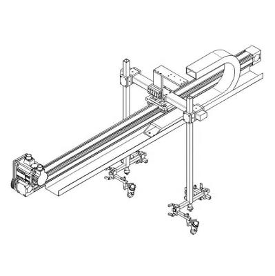 China Surface Treatment Automatic Reciprocator Liquid Spray Coating Production Line For Guard Fence zu verkaufen