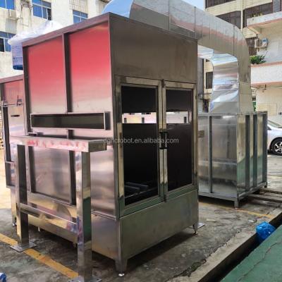 China Factory Water Curtain Spray Booth Robotic Powder Painting Plant Te koop