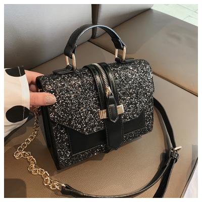 China 2020 New Fashion Glitter Women's Handbags Handbags Small Cross - Shoulder Body Bag For 2021 Women Girls for sale