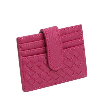 中国 Fashion Brand OEM Dropship Wholesale Custom Crazy Logo PU 6 Cards Women Boys Fits Wallet Money And Leather Card Bag 販売のため