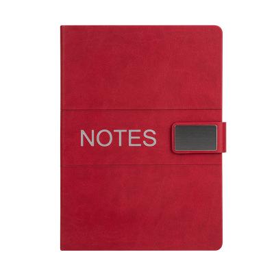 China Magnetic Business Notes A5 B5 Custom Dotted PU Gratitude Hardcover Notebook Leather Monthly Daily Planner Planner en venta