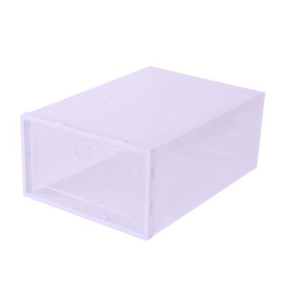 China White Recycled Premium Materials Plastic Box PVC High Box For Boots Sneakers Clear Transparent Packing Box for sale