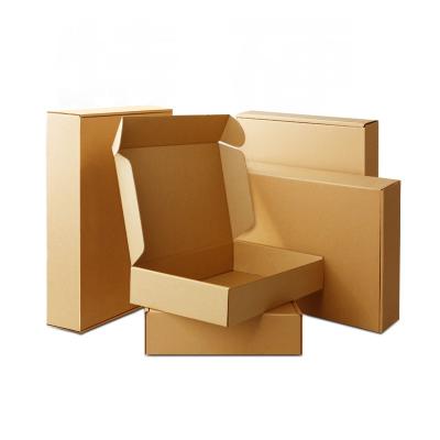 China Hot Sale Materials RTS Aircraft Mailbox Recycled Express Wholesale Cardboard Paper Box Paper Box Packaging Custom Packing Moving for sale