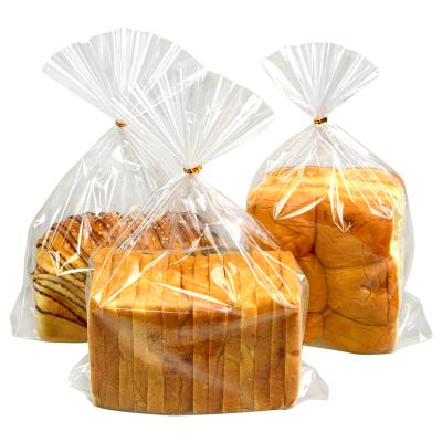 China Custom Moisture Proof Bakery Plastic Bag For Bread Packaging Bags Clear Plastic Food Grade OPP Customized Logo Printing for sale