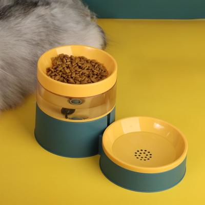 China 2021 Viable New Neck Guard Elevated Pet Food Water Bowl Cat Dog Bowls for sale