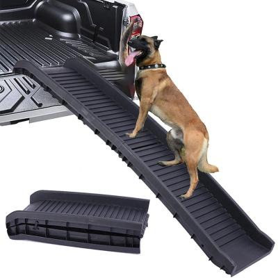 China Dropshipping Stocked Dog Steps Lightweight Folding Ladder Ramp Pet Supplies Pet Stairs For High Beds Trucks Cars SUVs Above 5kg for sale