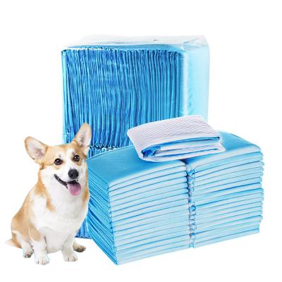 China Sustainable Manufacturer 100pcs/bags Dog Training Pee Pads Super Absorbent Pet Diaper Wee Pad Small for sale