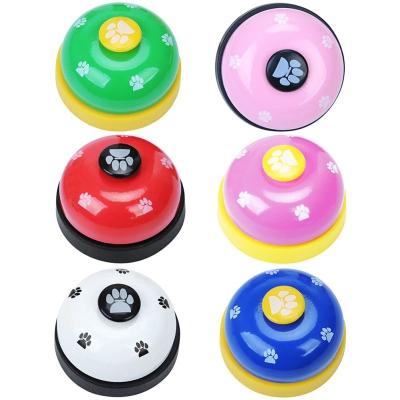 China Viable Plastic Metal Puppy Call Bell Pet Makers Interactive Calling Training Bell for sale