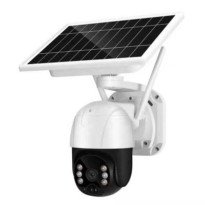 China Siren New Arrival 3MP ICSEE Xmeye APP Solar Power Security Video Surveillance Built-in WiFi CCTV PTZ Camera for sale