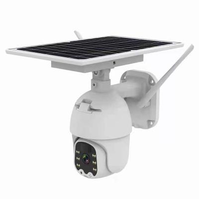 China Siren 1080P Starlight Siren 1080P Siren UBOX I-CAM+ Solar Power Security UBOX I-CAM+ Surveillance 4G SIM Card Camera Outdoor Solar Built-in CCTV PTZ Camera for sale