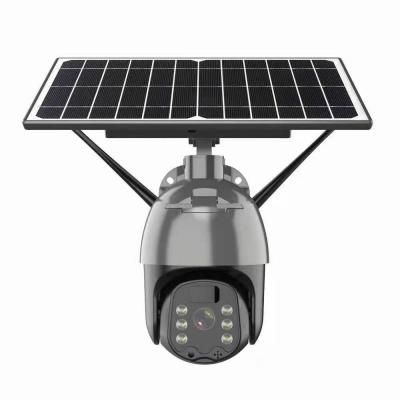 China Siren 1080P Starlight Siren 1080P Siren UBOX I-CAM+ Solar Power Security UBOX I-CAM+ Surveillance 4G SIM Card Camera Outdoor Solar Built-in CCTV PTZ Camera for sale