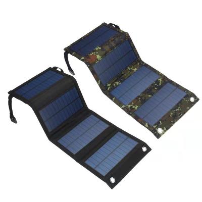 China Portable 20W USB Port Module Flexibale Solar Panels Monocrystalline Silicon Photovoltaic Outdoor Camping Foldable Solar Panel No for sale