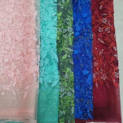 China Viable wholesale 100% polyester fabric multicolor textile for dresses ball dancing is so beautiful like star glitter rhinestone mesh for sale