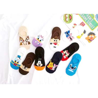 China A005 Spring And Autumn New Breathable Is Japanese University Wind Socks Silicone Non-slip Boat Knocks Out Invisible Soft Female Student Socks for sale