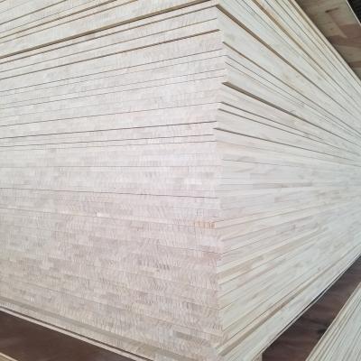 China Yes 1220*2440*18mm Common Wood Price Rubber / Oak / Paulownia Finger Board for sale