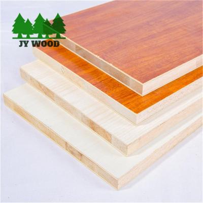 China Furnitrue Decoration 18mm Laminated Wood Block Board / Melamine Block Board for sale