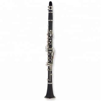 China Bakelite Clarinet / 17 Keys Clarinet / Nickel Plated Light Nickel / Sliver Plated Bb Key Clarinet for sale