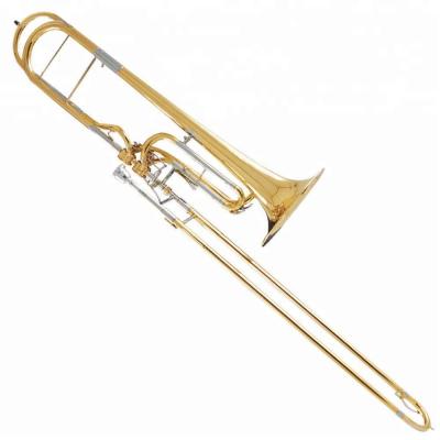 China Gold Lacquer Contrabass Trombone for sale