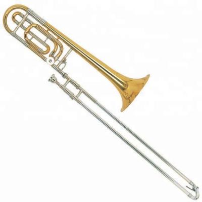 China High Grade Gold Lacquer Tuning Slide Trombone for sale