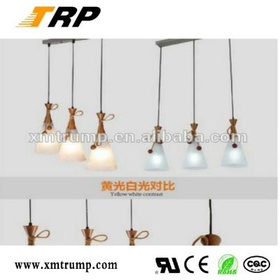 China 2017 New Hot Sale Glass+metal LED Decorative Unique Glass Interior Lamp For Dining Room for sale