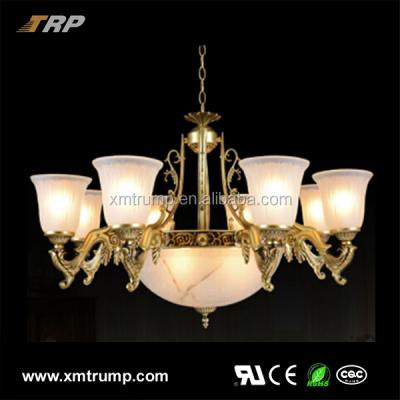 China Residential Area Chandelier Gold Metal Decoration Victorian Hotel Painting Pendant Light for sale