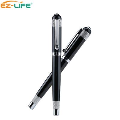 China Unique Design New Metal Stylus Normal Hot Selling Clear Black Gel Pen With Custom Logo For Business And Gift Stationery for sale