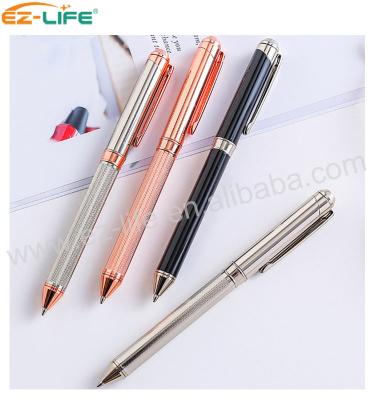 China Luxury Pen Brush Finished Heavy Copper Luxury Tip Metal Logo Custom Logo Laser Engraving Pens 0.5 Mm Ballpoint Pen for sale