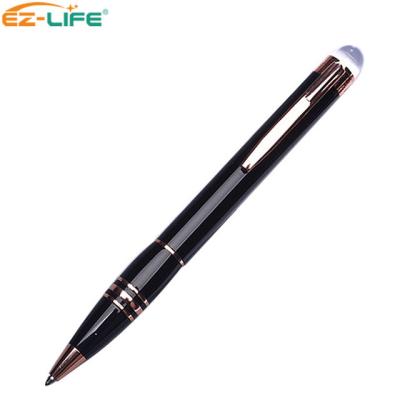 China Luxury Ballpoint Pen Best Birthday Gift For Men High Quality Metal Heavy Copper Pens Luxury Black Luxury Ballpoint Pen Custom Logo With Crystal On Top for sale