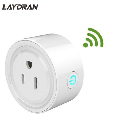 China Smart Timing 10A USA WIFI US Plug Power Outlet Outlet For Alexa Google Home Tuya Smart Life App With Timing Function for sale