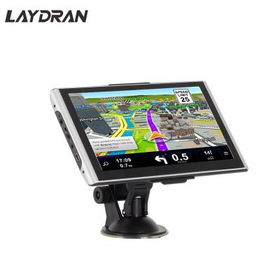 China Automotive Made In China Portable GPS Navigator Built In 256MB 8GB Romania Free Map 7.0 Inch BT+AV IN Car GPS Navigation System for sale