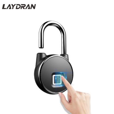 China Outdoor Environment Biometrics Fingerprint Rechargeable Smart Keyless Lock IP66 Waterproof Anti Theft Security Padlock For Doors Motorcycle Bicycle for sale