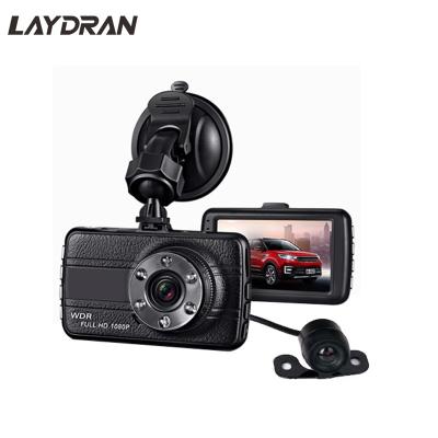 China Car Metal Dual DashCameras Black Box 3.0inch HD 1080P Motion Detect With Driving Rearview Camera for sale