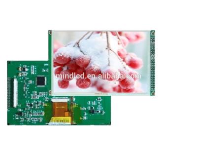 China 7 inch cable 7 inch tft lcd MCU control board extension board USB electric industrial industrial RS232 uart lcd display for sale