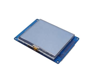 China Industrial application 3.5 inch 320*240 lcd display panel and resistive contact MCU interface with PCBA board slots lcd display for sale