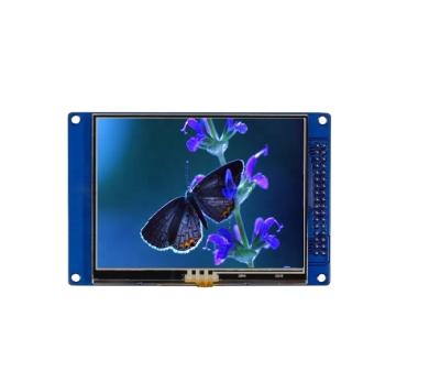 China Industrial application 3.5 inch flexible lcd display module 320*240 with resistive touch screen MCU interface PCBA board for medical machine display for sale