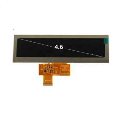 China bar type lcd screen resolution 800*320 display 4.6 inch car display stretched lcd screen 4.6 inch for sale